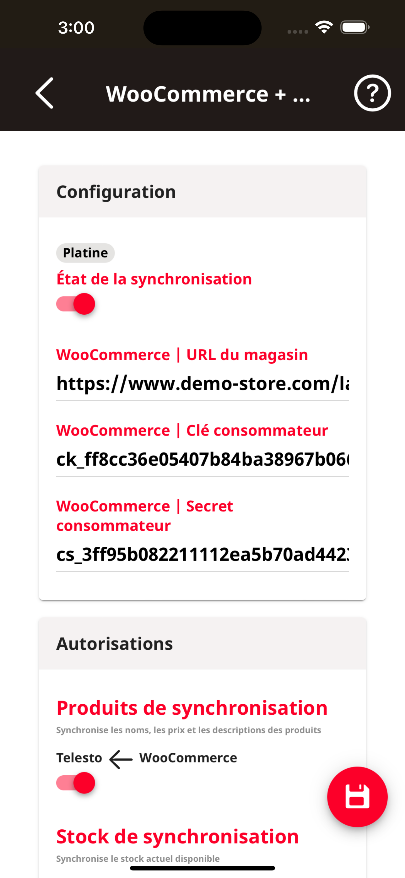 Gestion de l'inventaire | Intégration avec WooCommerce