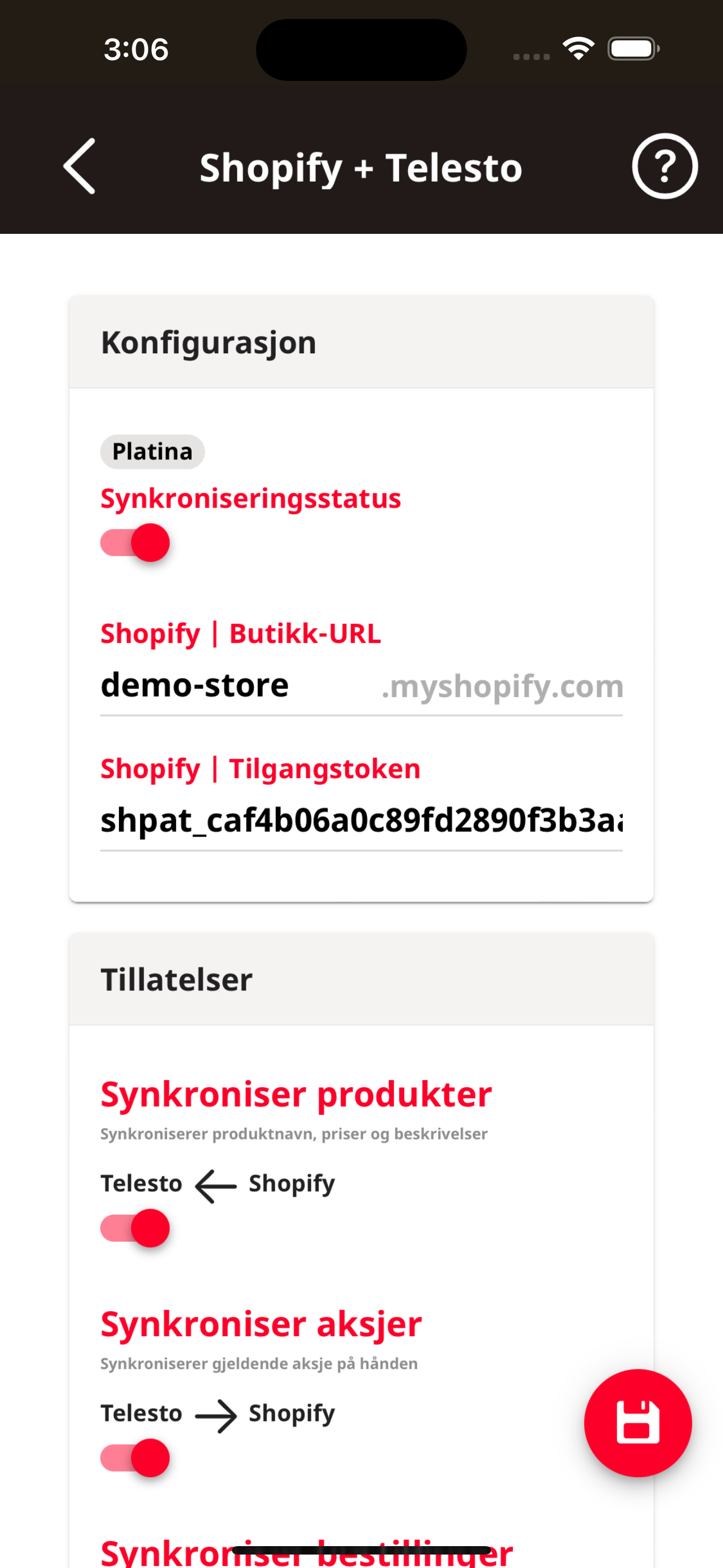 Lagerstyring | Integrasjon med Shopify